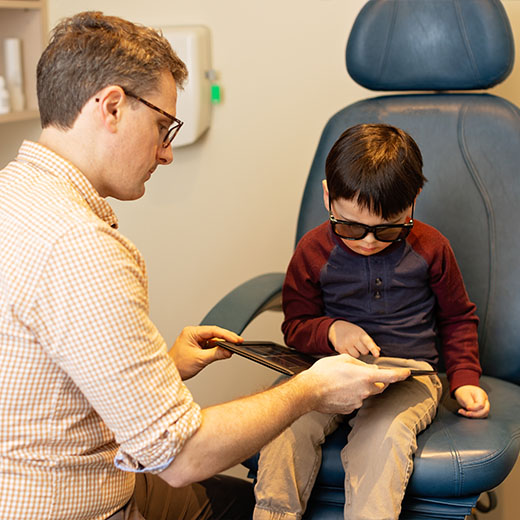 children eye exam